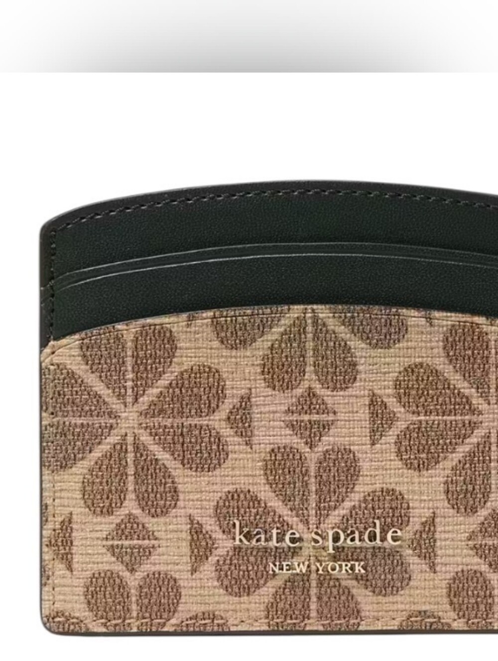 Kate Spade Spade Flower Coated Canvas Cardholder Card Holder - Picture 2 of 6